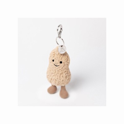 Jellycat Amuseables Peanut Bag Charm New Zealand | SFNWA1257